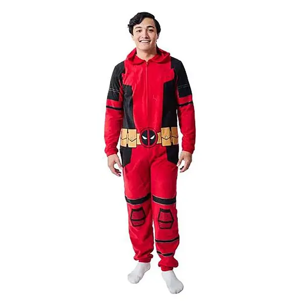 Marvel Deadpool Cosplay Union Suit Costume for Adults