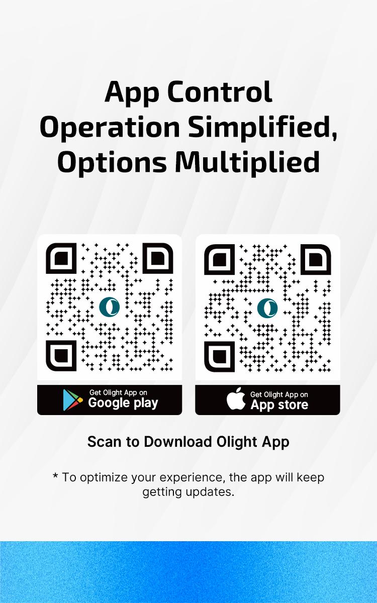 OLIGHT Sphere Smart Night Light, 75 lumens Stepless Dimming Table Lamp, Remotely APP Control, Rechargeable Ambient Light