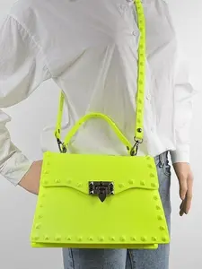 KELLY JELLY PURSE NEON YELLOW