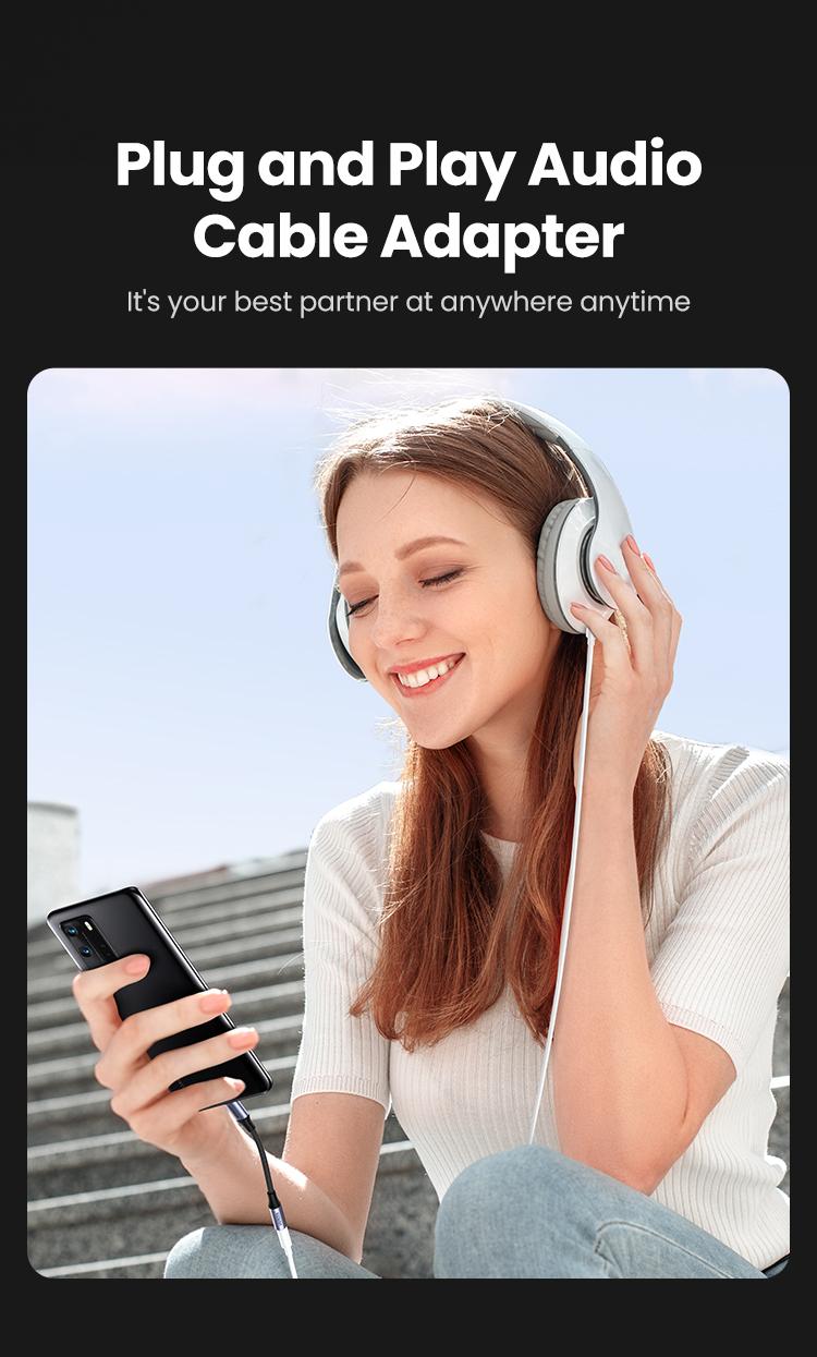 UGREEN USB C/Lightning to 3.5mm Audio Adapter Type C to Headphone Aux Jack Dongle HiFi DAC Cable Cord Compatible with iPhone 11-16 Pro Max, iPad, Galaxy S25 Ultra-Deals for you,Labor Day Sale，TikTokShopBlackFriday ,TikTokShopHolidayHaul