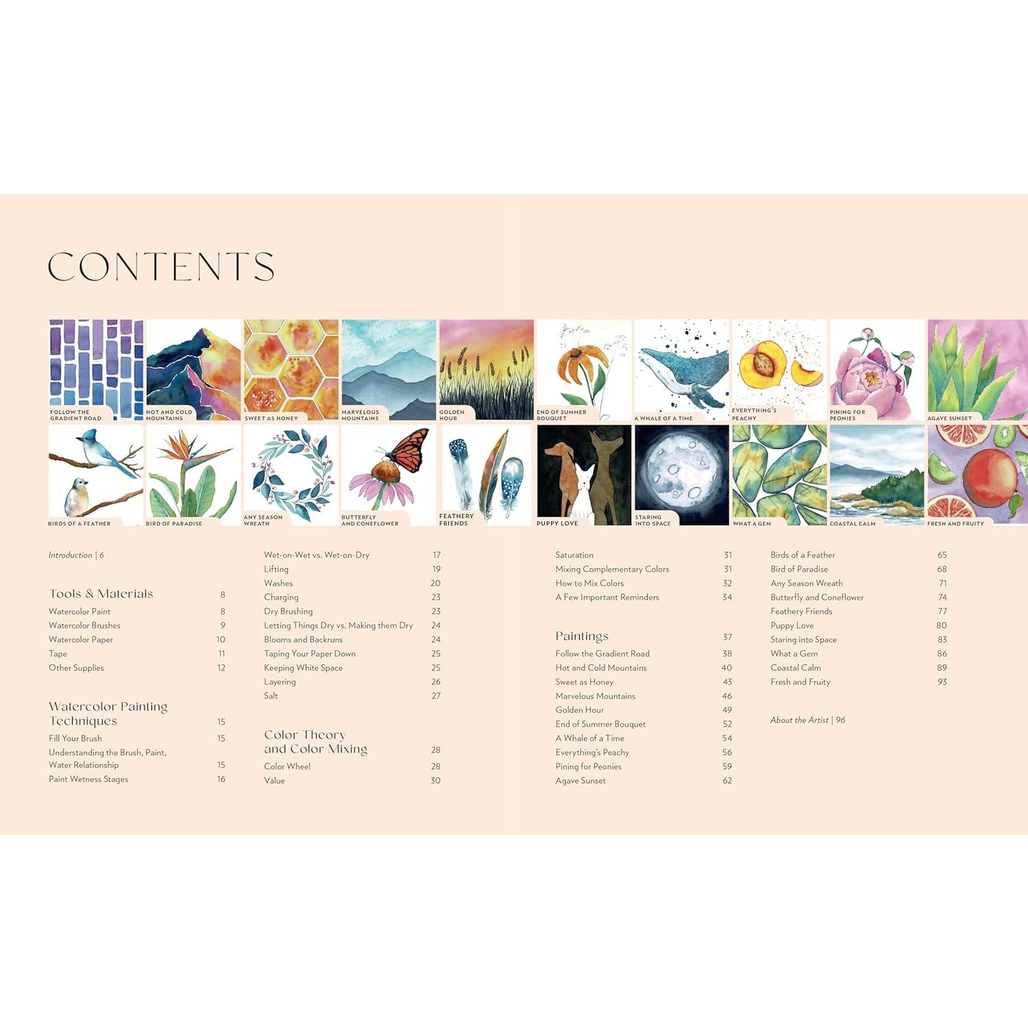 Learn to Watercolor: 20 Step-by-Step Beginner-Friendly Lessons on Watercolor Paper - Includes Watercolor Pad with Sketches – No Drawing Required! (Watercolor This Book)