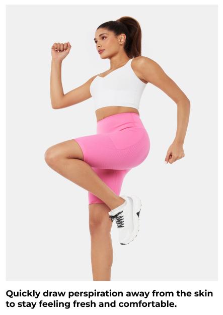 Fanka Body Sculpt Side Pocket 9" Biker Shorts (Reversible Wear)