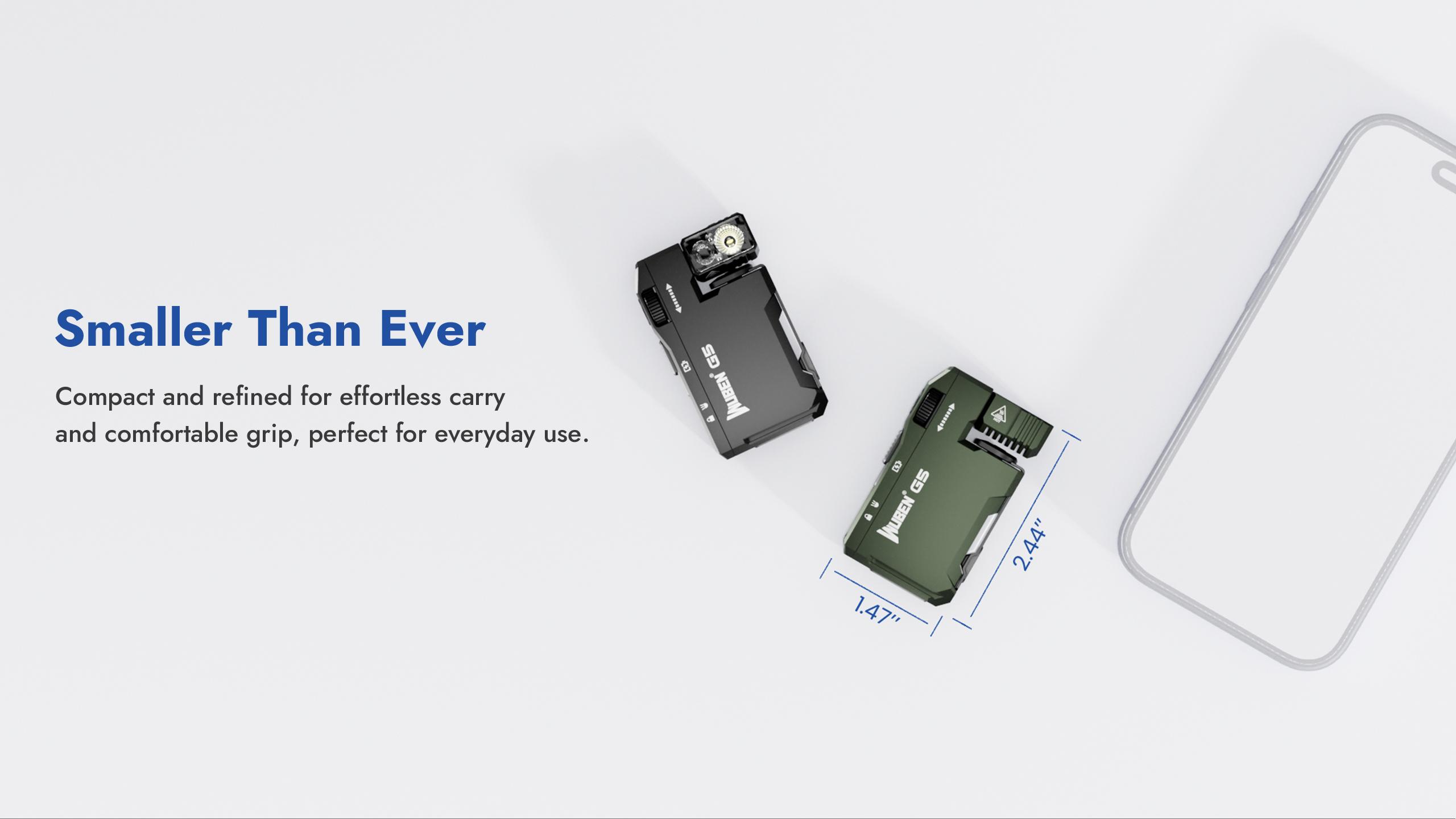 【ToolLite】WUBEN G5 Keychain Flashlight – Ultra Compact, 52g, USB-C Rechargeable, For Hiking, DIY, Emergency Use