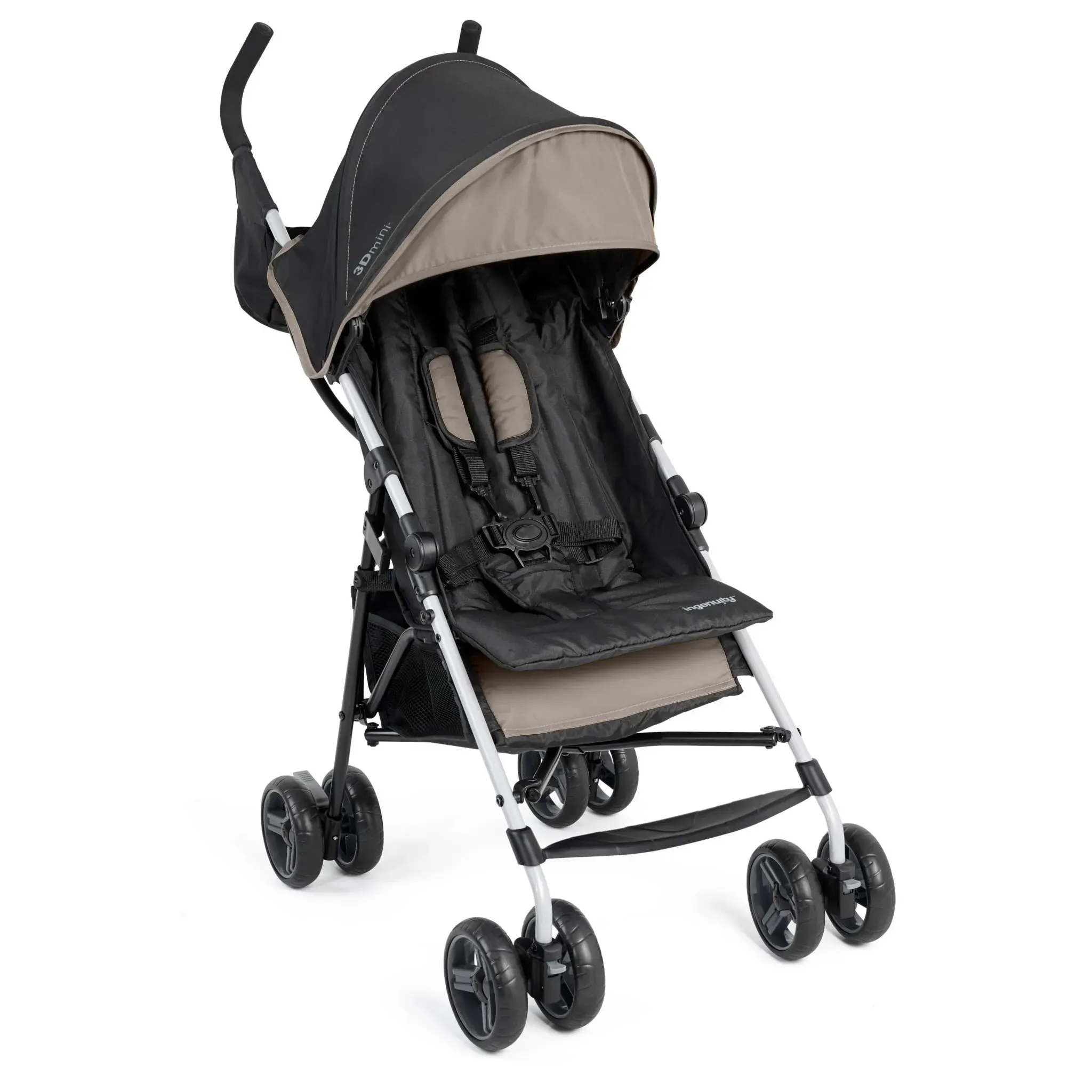 Ingenuity 3D Mini Convenience Stroller – Lightweight Foldable Umbrella Stroller with Storage Basket, Multiple Colors