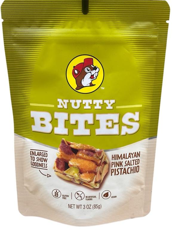 Buc-ee’s Nutty Bites Butter Toffee Peacan and Himalayan Pink Salted Pistachio