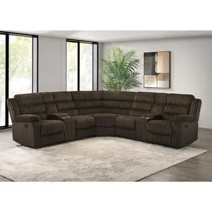 Atkinson Upholstered Reclining Sectional Sofa