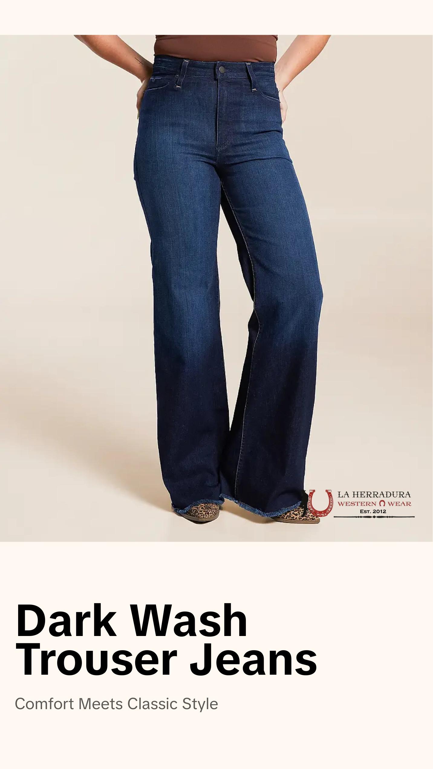 Kimes Ranch Olivia dark Wash Trouser jeans