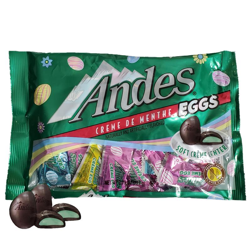 Andes Crème De Menthe Eggs – Easter Chocolate with Refreshing Mint, 7.79 oz Bag