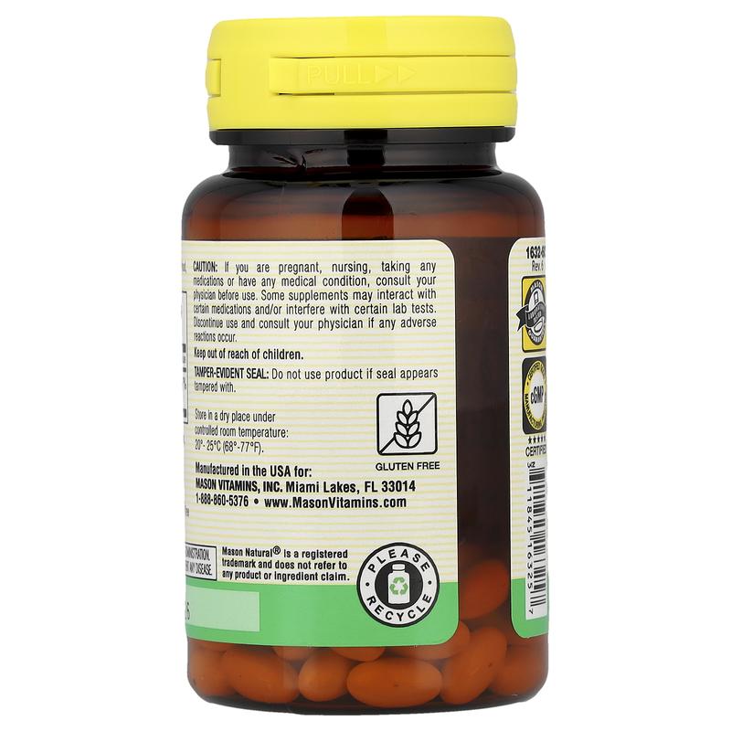 Mason Natural Biotin, 5,000 mcg, 60 Softgels