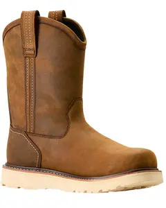 Ariat Men's 10" Rebar Wedge Pull-On Waterproof Work Boot Soft Toe - 10053612