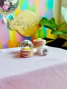 3D Printed Pancake Clicker Cute Pancake Stack Fidget Toy Fun Desk Clicker Collectible Gift