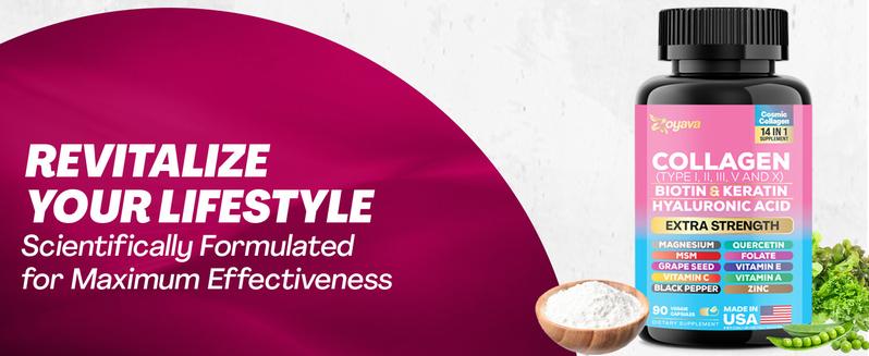 She Shines Set - Zoyava Ultimate Women's All-in-One Dietary Supplement with Corti-Soothe, Myo-Inositol, Collagen & Extra Strength Ingredients for Fitness & Healthcare - Made in USA