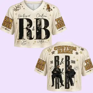R&B Crop Top Jersey 2026, R&B Concert Shirt 006