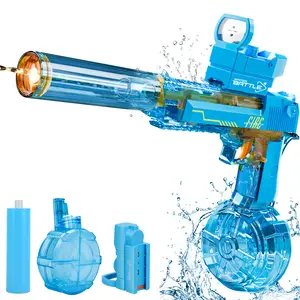 Electric Water Gun for Kids Adults - Automatic Squirt Gun With up to 32 Ft Long Range, Summer Outdoor Beach Swimming Pool Party Super Soaker Toys, Gift for Kids Age 8 9 10 11 12 Years Old Boys