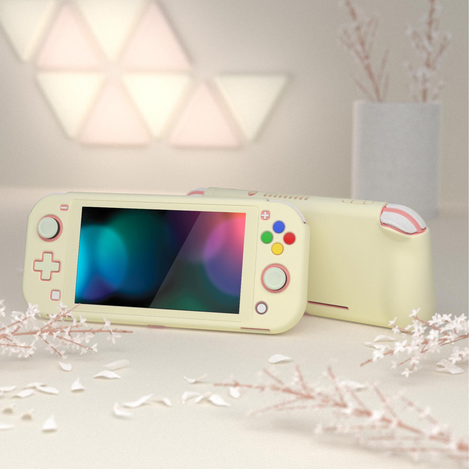 PlayVital ZealProtect Protective Case for Nintendo Switch Lite, Hard Shell Grip Cover for Nintendo Switch Lite with Screen Protector & Thumb Grip Caps & Button Caps - Gaming Accessories PlayVital ZealProtect Protective Case for Nintendo Switch Lite, Hard Shell Grip Cover for Nintendo Switch Lite with Screen Protector & Thumb Grip Caps & Button Caps - Gaming Accessories