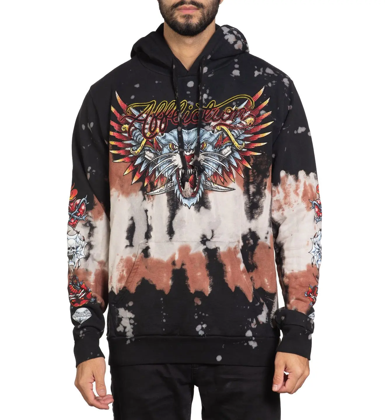 Affliction Men's Pullover Hoodie Shadow Shifter