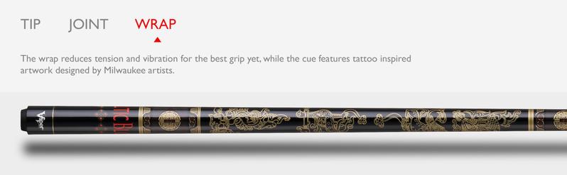 Viper Underground Celtic Blood Billiard/Pool Cue Stick