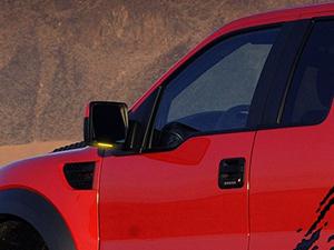 Nilight Side Mirror Marker Light Switchback White Parking Amber Turn Signals Lights Smoked Lens Plug and Play Compatible With Ford F150 Raptor Expedition 2006-2008 Lincoln Mark LT