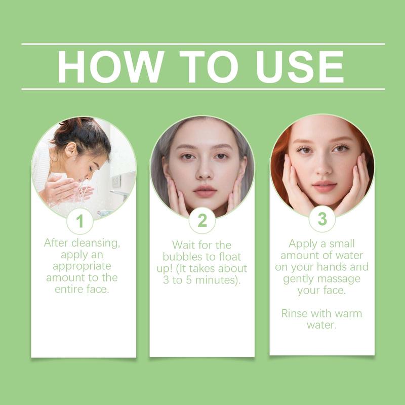 Holy Basil Bubble Deep Mask – Holy Basil & Carbonated Water for Cleansing Pores & Blackheads, Clay to Bubble Wash-Off Pack, Stocking Stufffers