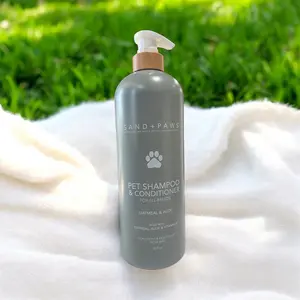 sand and paws pet shampoo and conditioner oatmeal and aloe 32 flo