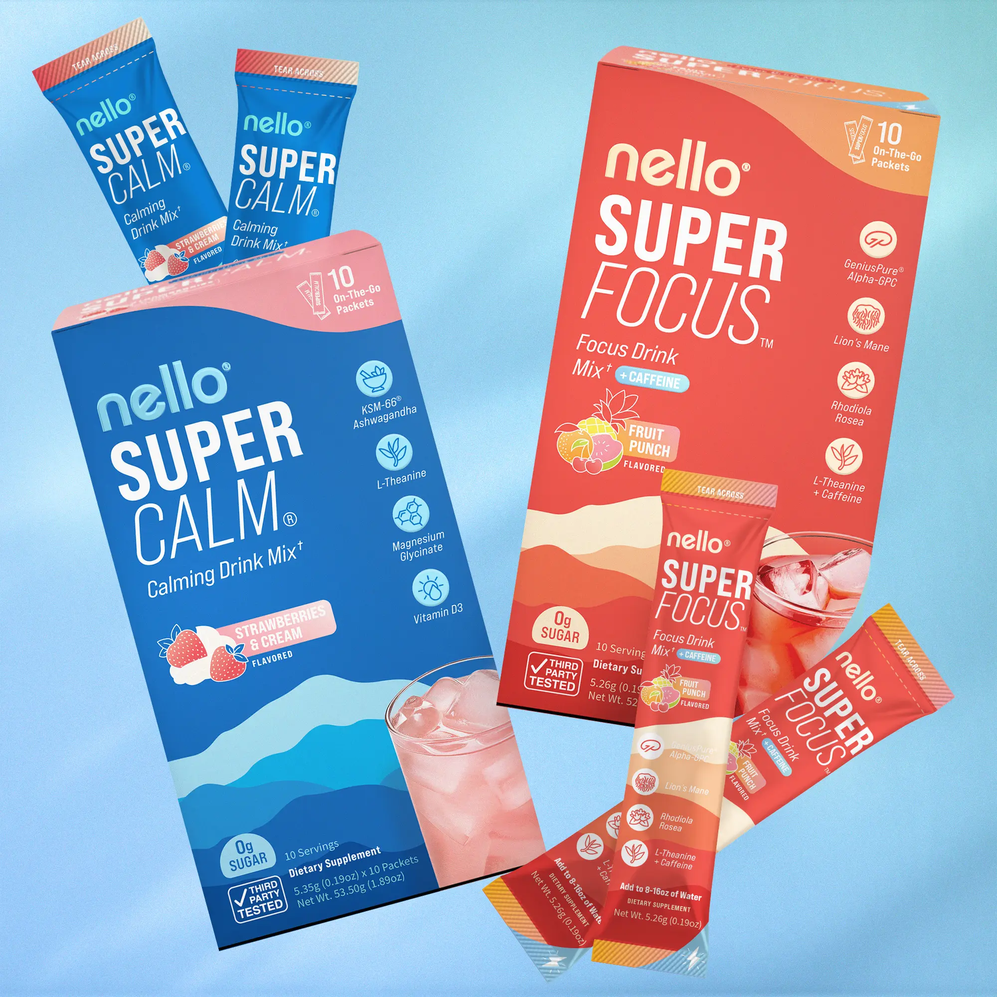 Fruit Punch + Strawberries & Cream