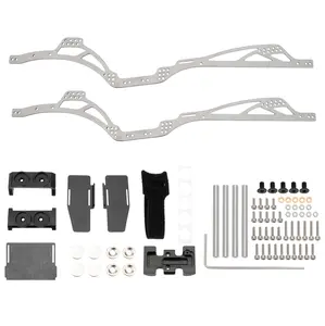 MEUS RACING SCX24 LCG Chassis TC4 Titanium Frame for Axial SCX24 1/24 RC Crawler Upgrades (Dead90)