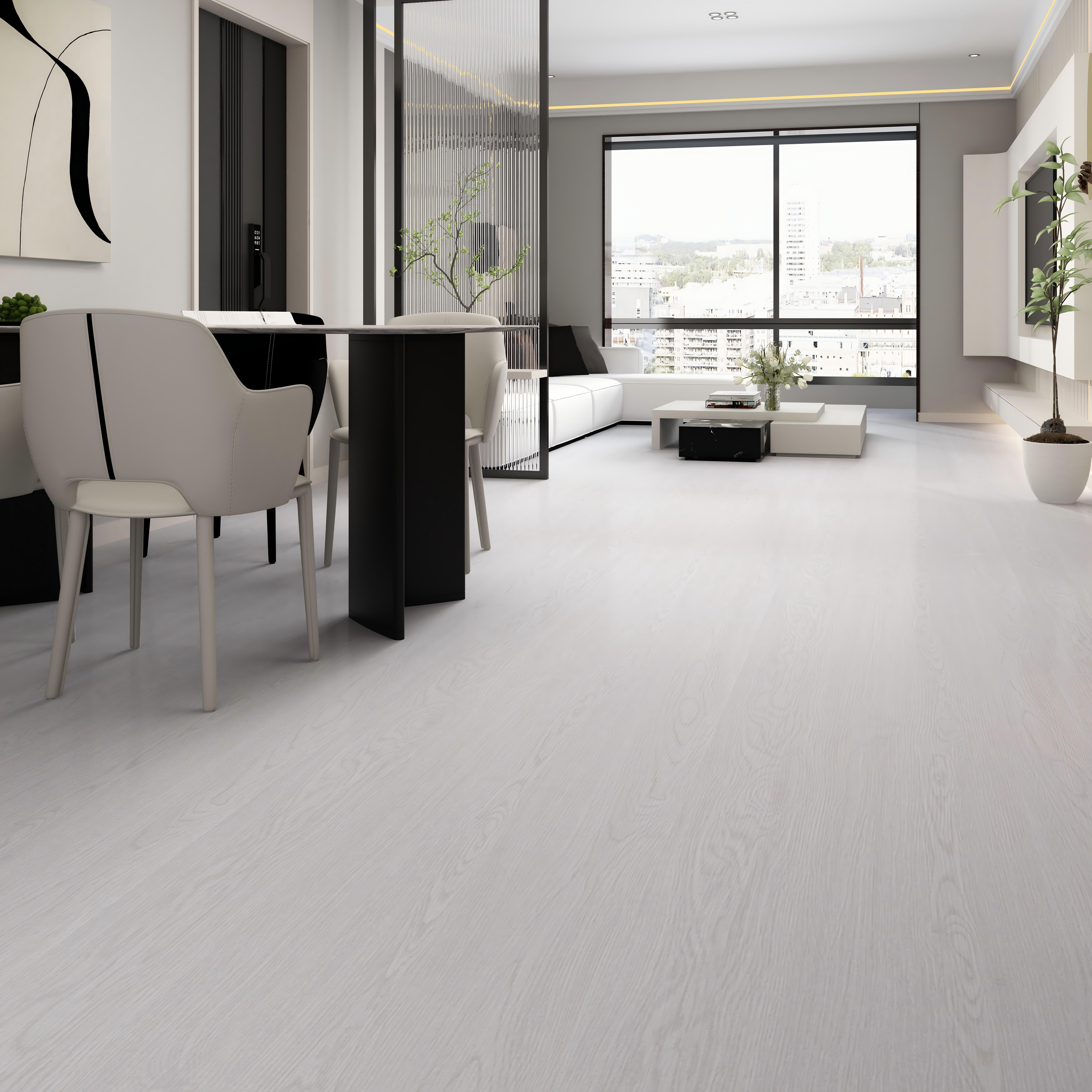 BRODARK Vintage Wooden Floor Sticker  118.11x15.75 inch Thickened Self-adhesive Anti-scratch Wear-resistant Easy to Clean DIY Home Decoration Removable Reusable for Living Room Bedroom