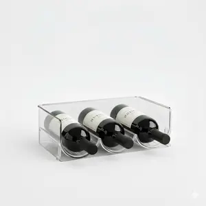 Clear Stackable Wine & Bottle Rack