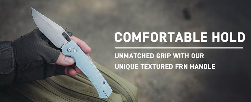 Artisan Cutlery Revel Folding Pocket EDC Knife 1867p AR-RPM9 Blade FRN Handle Outdoor Hunting Knives for Camping, Hunting and Survival Tools Emergency Tool