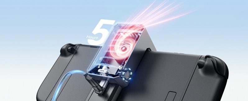 JSAUX Cooling Fan for Nintendo Switch 2 (2025), Cool Down Accessories for Switch 2 (Stepless Adjustable Fan Speed), Cools to Enhance Performance & Extend Console Battery Life - Black (GP0201A)