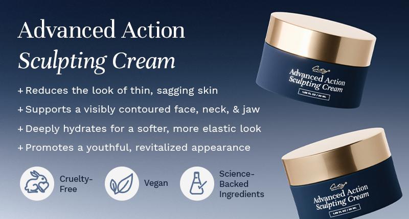 City Beauty Advanced Action Sculpting Cream – Helps Improve the Look of Sagging Skin on the Face, Jawline & Neck for a More Contoured Appearance City Beauty Advanced Action Sculpting Cream – Helps Improve the Look of Sagging Skin on the Face, Jawline & Neck for a More Contoured Appearance