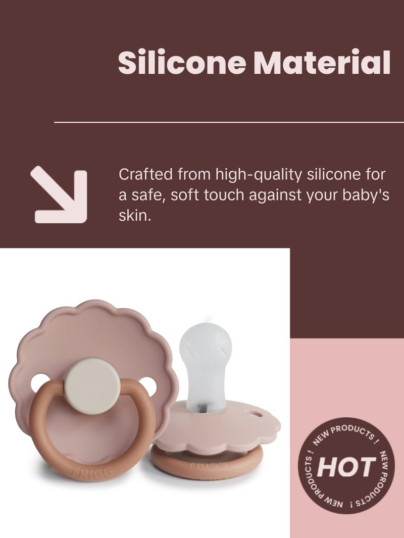 FRIGG Daisy Silicone Pacifier 2-Pack | Limited Edition
