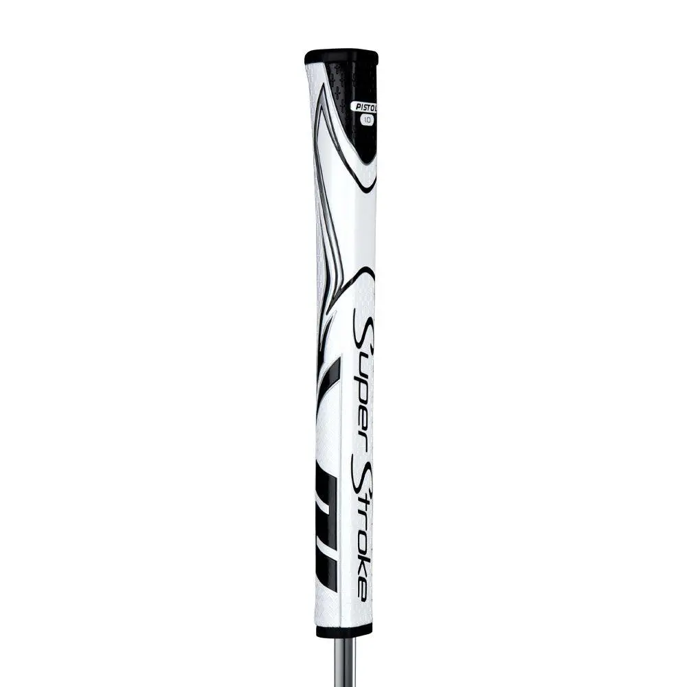 Zenergy Pistol 1.0 Putter Grip, No-Taper Golf Accessory with Locking Top for Even Pressure, 10.6" Long, 83g, Modern Classic, Multi-Size, Grip Golf Club Parts, Golf Accessories, Unisex