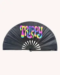 Trippy Daze Hand Fan