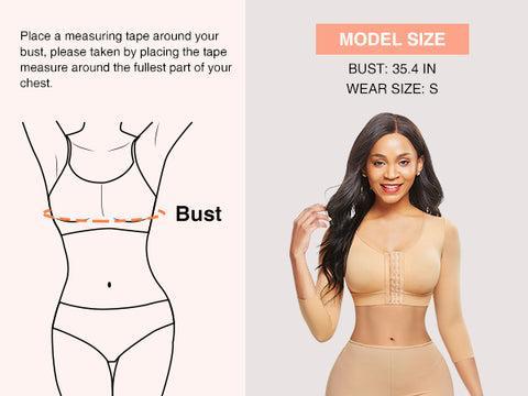 FeelinGirl Arm Shaper for Women Post Surgery Arm Lipo Compression Sleeves Slimming Arm Front Closure Shapewear Bras WomenADS SpringStatements