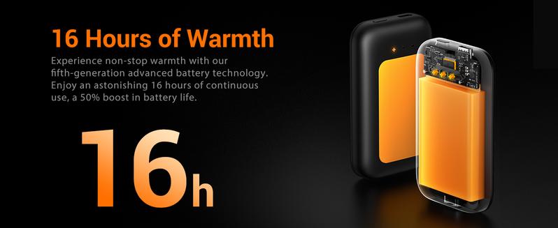 Hotdot Electric Hand Warmers 2 Pack, 6400mAh,1S heating, 16 Hrs Portable for Outdoor Camping Hunting Golf Accessories,Christmas gift,winter gift