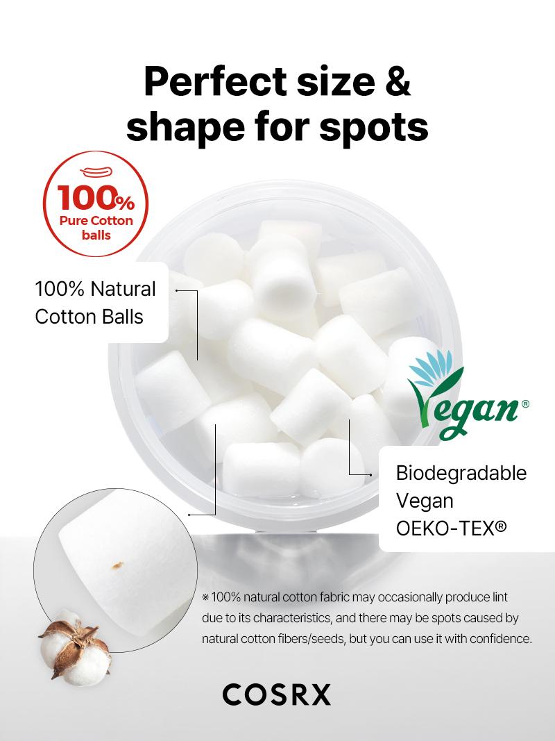 [COSRX Official] The AHA 2 BHA 2 Blemish Treatment Serum (30 cotton balls) | CONVENIENT & HYGIENIC SPOT TREATMENT, BLACKHEADS & PORE REMOVAL