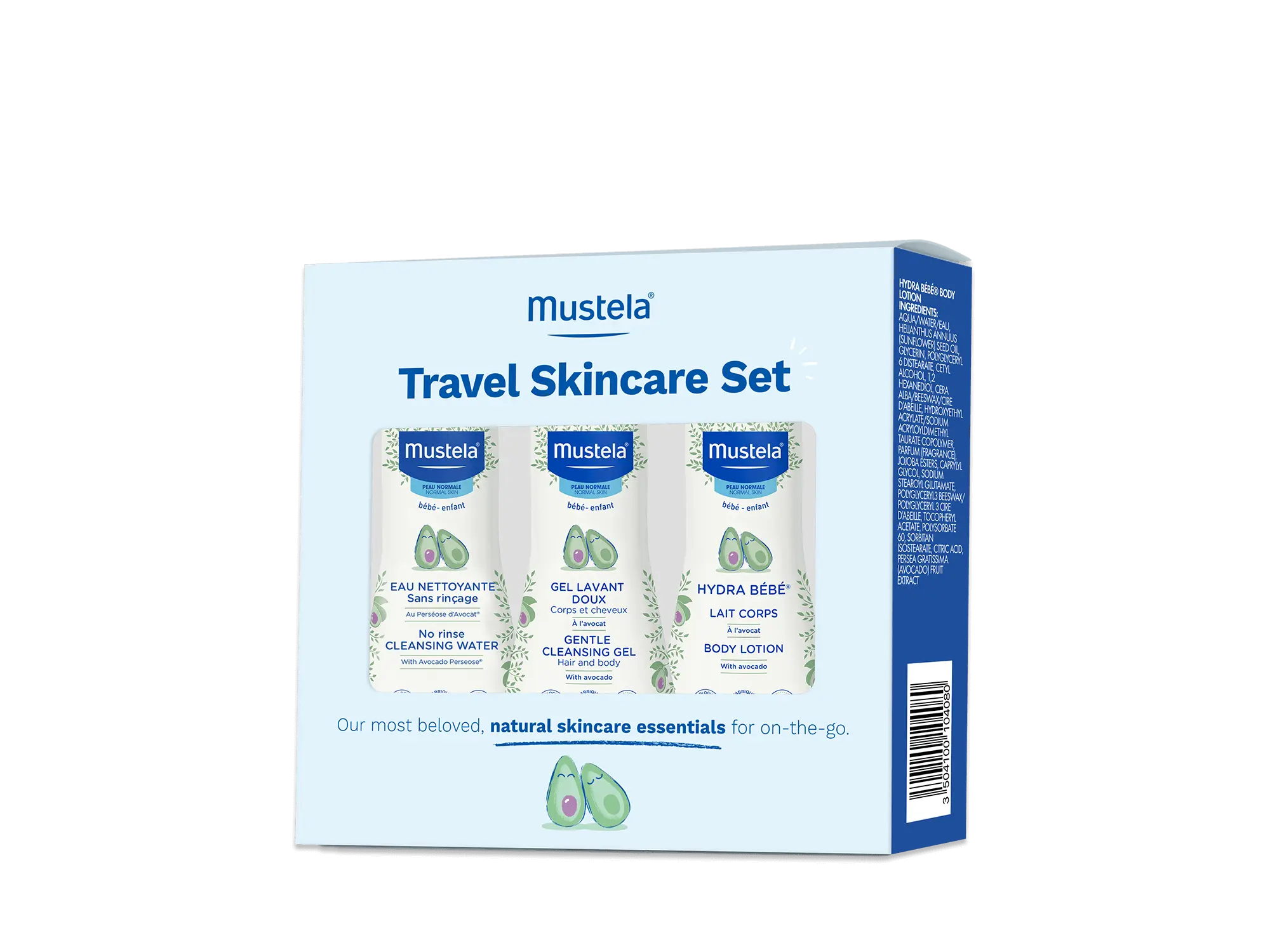 Travel skincare set
