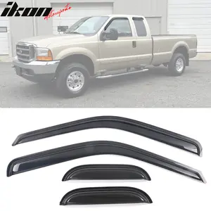 Window Visors for Ford F-250 F-350 Super Duty 1999-2016 Acrylic