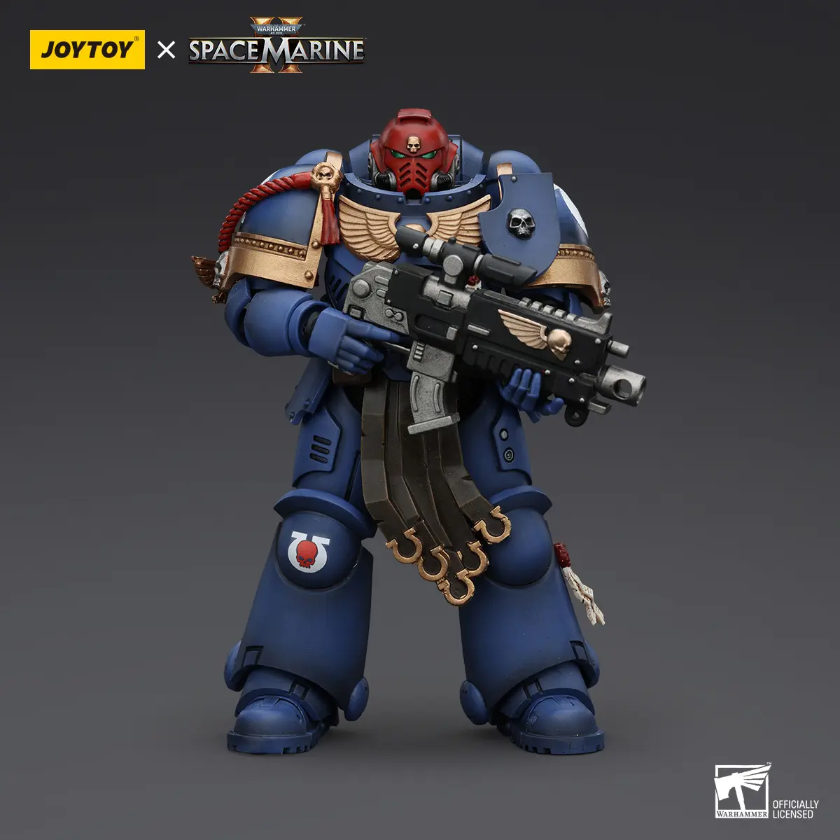 JOYTOY Warhammer 40000 Ultramarines Sergeant Gadriel 1:18 Scale 5.03 inches ABS Plastic Articulated Action Figure, Model Figure, Collectible Toy, JT00065, Suitable for Ages 12+, 12 Years Above