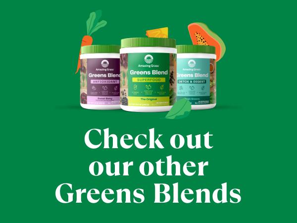 Amazing Grass Greens Blend Energy Lemon Lime, 7.4 Oz, 30 Servings Healthcare Supplement Dietary Powder