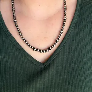 Stainless steel bead necklace