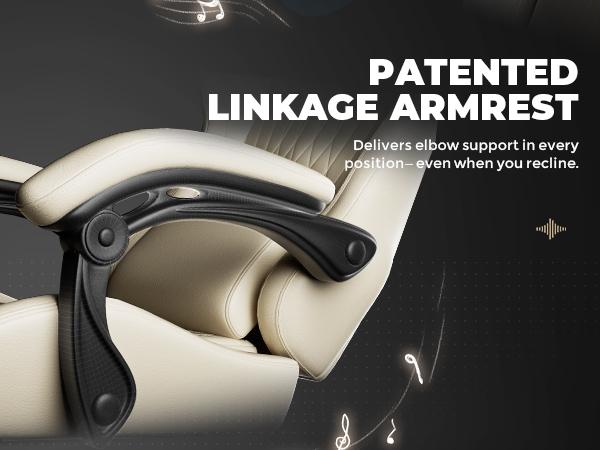 GTPLAYER Ergonomic Gaming Chair with 5.1 Bluetooth Speakers, High Back Design, 150° Inclination, PU Leather, Assembly Required for Gaming & Home Office