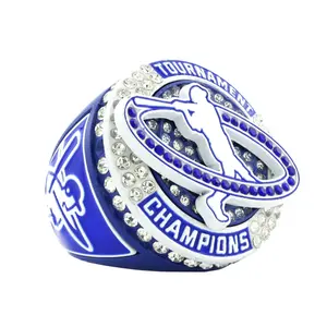 GEN26C Baseball Blue&White Tournament Champions Ring