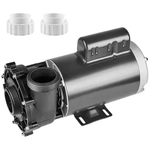 VEVOR 2 Speed SPA Pump,  , 56-Frame, AC 220-240V Hot Tub SPA Pump, 4HP/210GPM/65.61ft High Speed or 0.7HP/103GPM/16.07ft Low Speed, 2" Port 90° Rotational Interface for Hot Tub, Tested to UL Standards