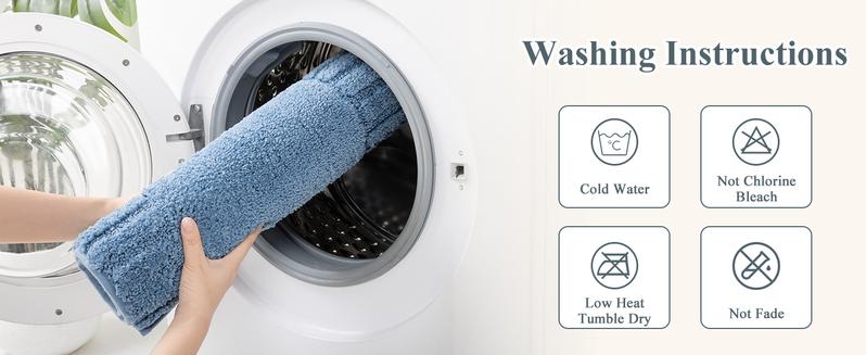 [FebruaryStockUp] HEBE Bathroom Rugs Sets 3 Piece Bathroom Shower Rugs with U-Shaped Contour Toilet Mat Absorbent Microfiber Plush Bath Mats Non Slip Bath Rugs Machine Washable Shaggy Bath Mat Set