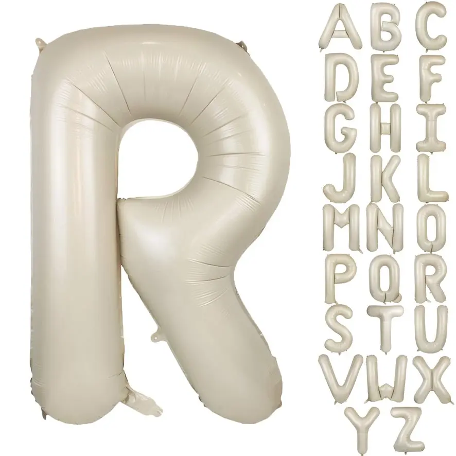 40” Cream Letters: R