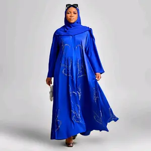 Sapphire blue Abaya, Modest Muslim Outfits