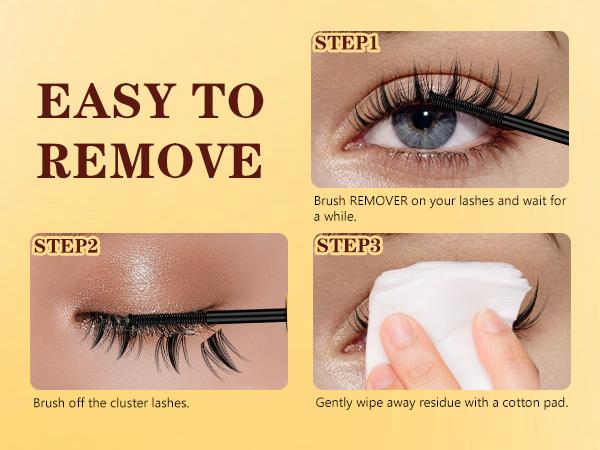 Quewel Fairy Manga Lash Kit l Invisible Band with 144pcs Individual Lashes, C Curl for DIY Lash Extension, Waterproof Long Lasting FebruaryFaves