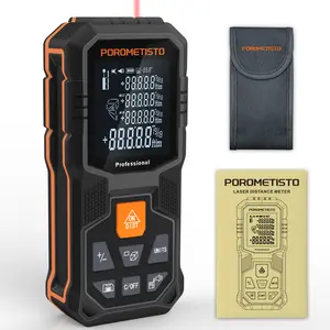 50m 80m Laser Rangefinder 2-In-1 Laser Distance Meter High Accuracy Data Storage with 5 Pythagorean modes Angle Measurment Tool